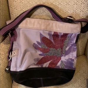 Lucky suede bucket bag